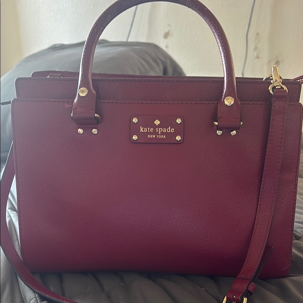 Kate Spade Deep Red Satchel